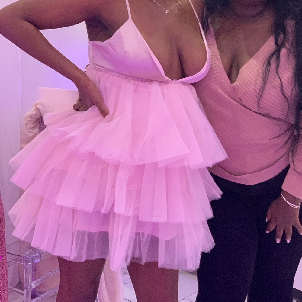 Pink Tulle Dress